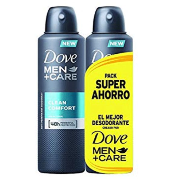 Dove desodorante hombre pack ahorro 200 ml + 200 ml