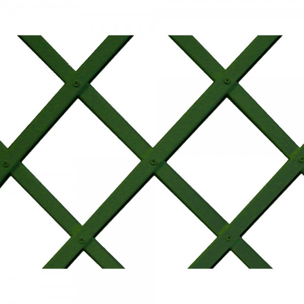 Trelliflex celosia de plastico 1x2m color verde perfil de listones 22x6mm nortene