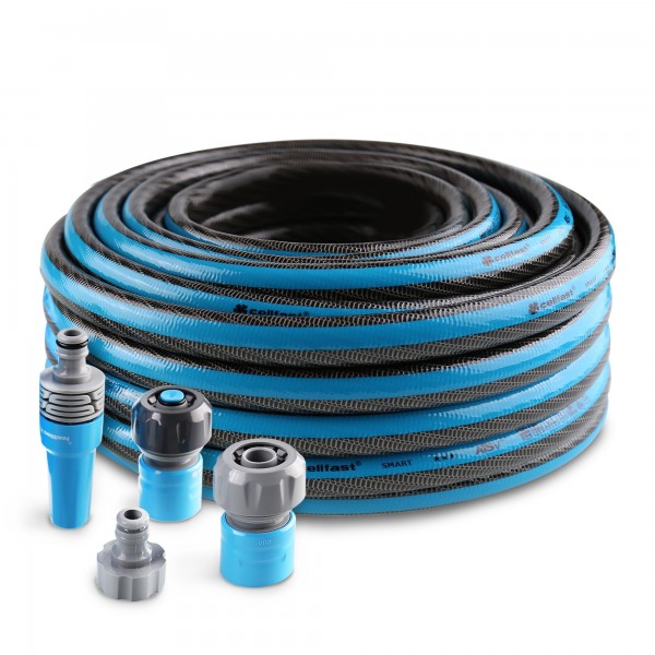 Manguera jardin ats anti-tor.3/4 25m.kit