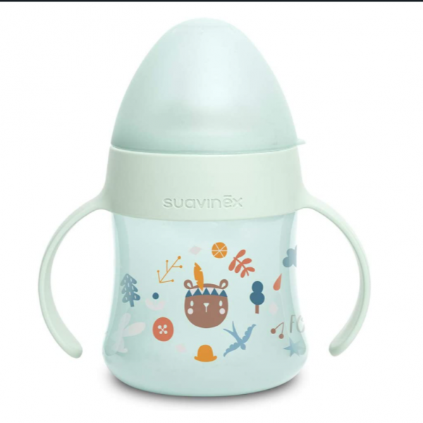 Suavinex Biberon con Asas Silicona 4m 150 ml