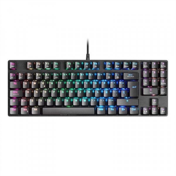 Mars gaming mkrevo pro rgb tkl mechanical rojo