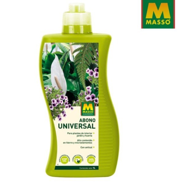 Abono liquido universal 1l. 231090 massó (pack 2 unidades)