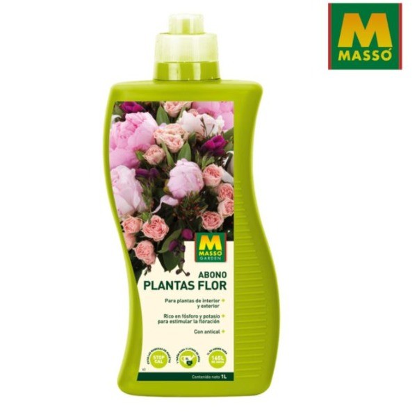 Abono para plantas de flor 1 l. 234102 massó (pack 2 unidades)