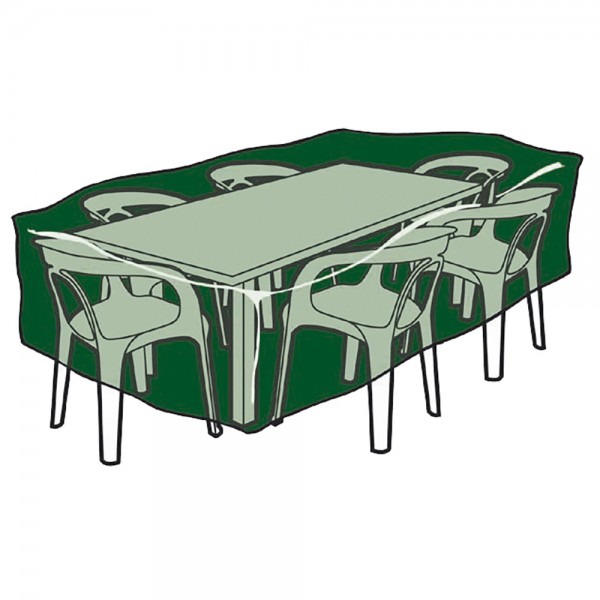 Funda de protección. cubre mesa y sillas 325x205x90cm 100gr/m²