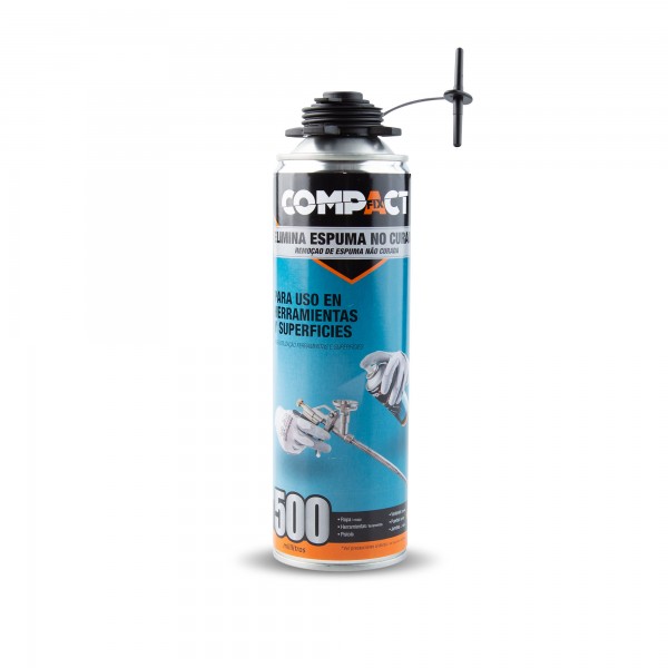 Limpiador espuma poliure. 500ml. compact