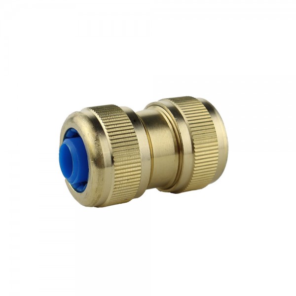 Conector rápido de manguera de latón ¾ pulg