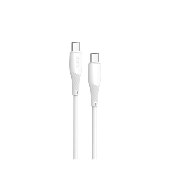 Jc tb1450 blanco / cable usb-c (m) a usb-c (m) 0.5m