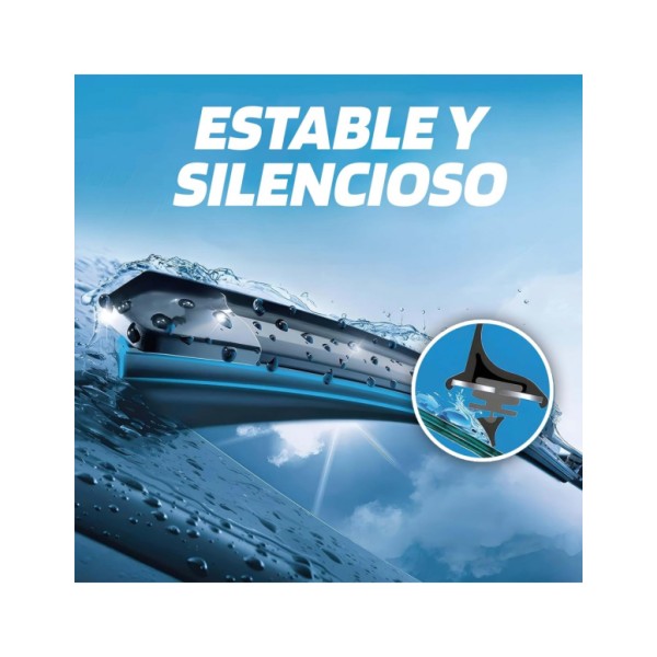 Escobilla Limpiaparabrisas Modelo Ultra Flex Series 24" 61 cm 1 Unidad con 8 Adaptadores Escobilla Limpiaparabrisas Modelo Ultra Flex Series 24" 61 cm 1 Unidad con 8 Adaptadores