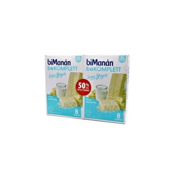Bimanan Bekomplett Barritas Sabor Yogur 2x8 Unidades Promo