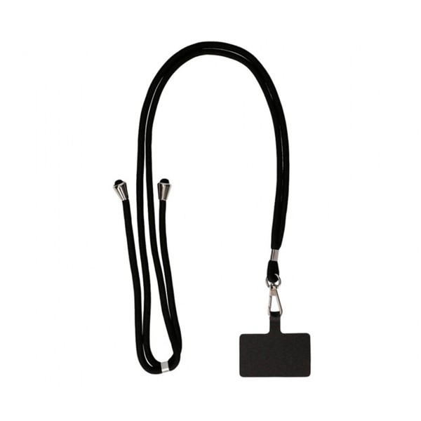 Ksix bxcord01 black / correa de cuello para smartphone
