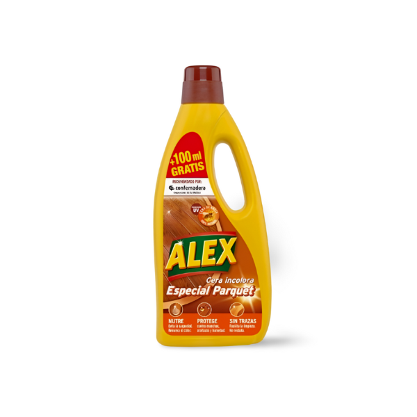ALEX cera incolora Especial Parquet 750ml +100ml Gratis ALEX cera incolora Especial Parquet 750ml +100ml Gratis