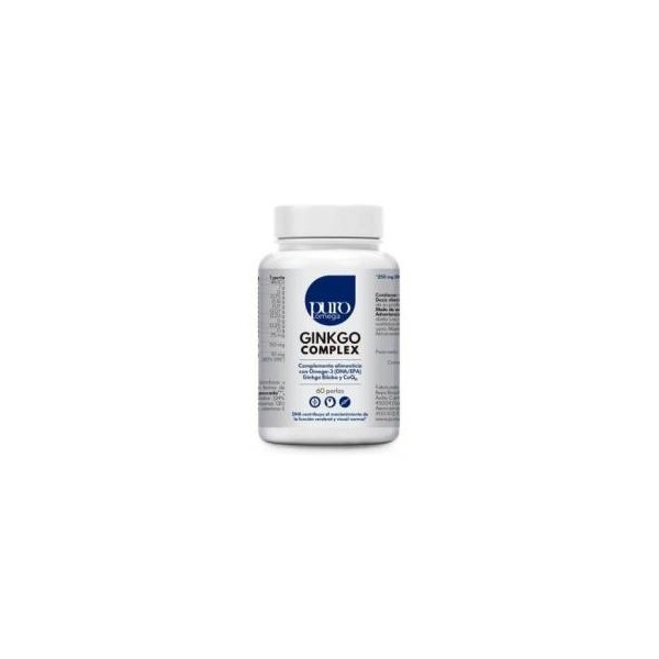 Dha/epa Ginkgo & CoQ10 60 Perlas Puro Omega