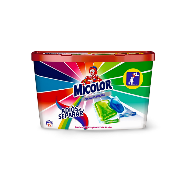 Micolor detergente Adiós al Separar 12 cápsulas