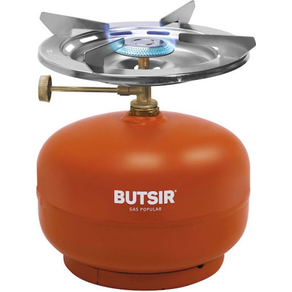 Fogón de camping destroyer para botella naranja ø23 x 7cm