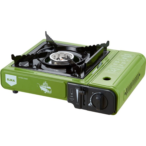 Cocina de gas butano/propano outer start verde 2300 w