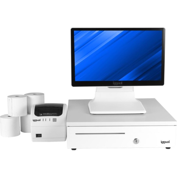 Pack completo tpv blanco 15,6" j4125 30pw easy80w