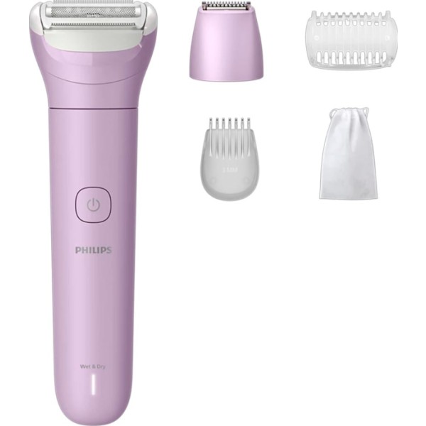 Philips brl138/00 púrpura / afeitadora sin cable wet & dry