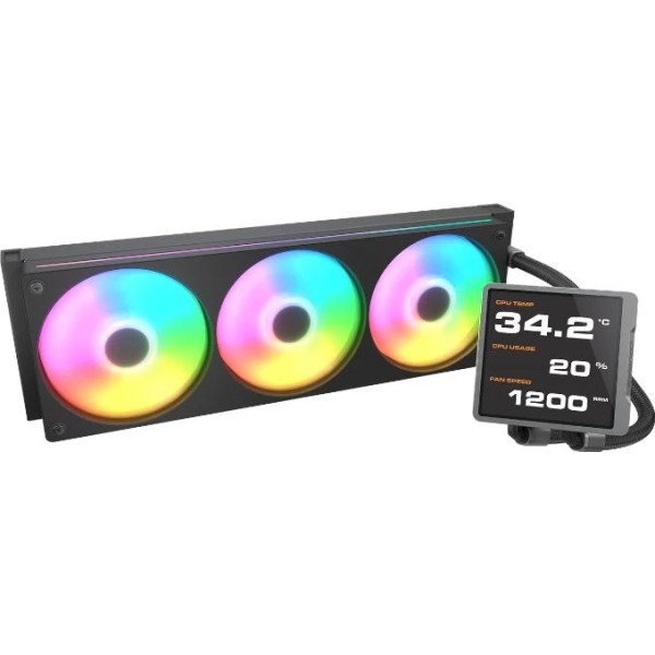 Cougar ref. liq poseidon vistek pro argb 360 black