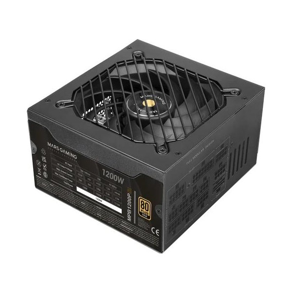 Mars gaming fuente mpb1200psi 1200w 80plus gold ng