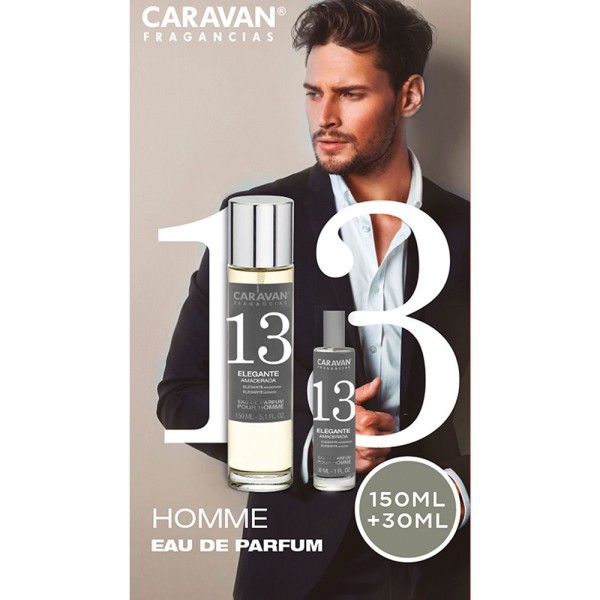 Estuche eau de parfum caravan nº 13, 150 + 30 ml señor