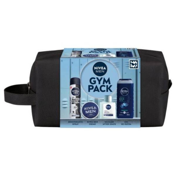 Nivea men GymPack 4 piezas + neceser